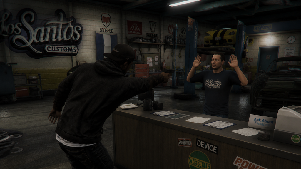 Braquage d'entreprise — Braqueurs min. X · otages max. X · limite X/soir.